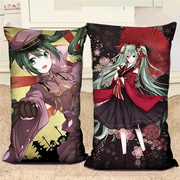 Amellor 40x60CM Japanese cartoon anime Decorative pillow Hatsune Miku