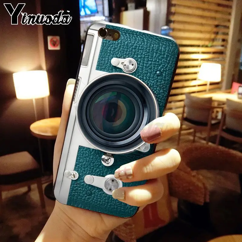 classic retro Black silver vintage camera Design