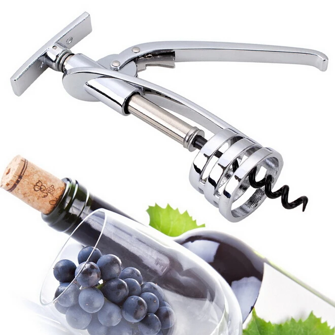Stainless Steel Waiter Metal Wine Corkscrew Bottle Red Wine Openers