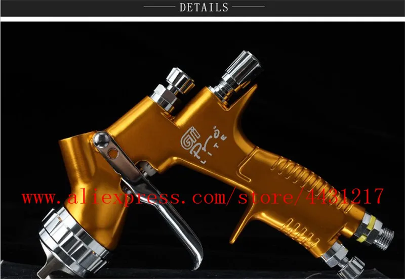 Профессиональный пистолет-распылитель lvmp gti pro lite TE20 T110 1,3/1,8 мм краска на водной основе автомобильная краска-распылитель