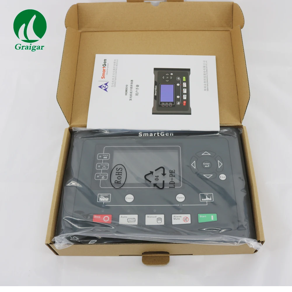 

HGM9510 New Smartgen Genset Auto Manual Parallel Generator Controller simple connections