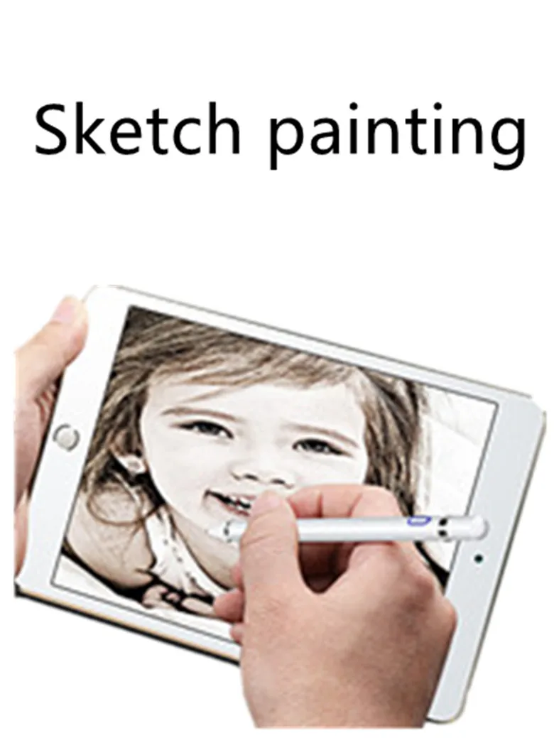 Apple iPad емкостная ручка тонкой живописи головы мобильный телефон планшет универсальный Android активный стилус сенсорный