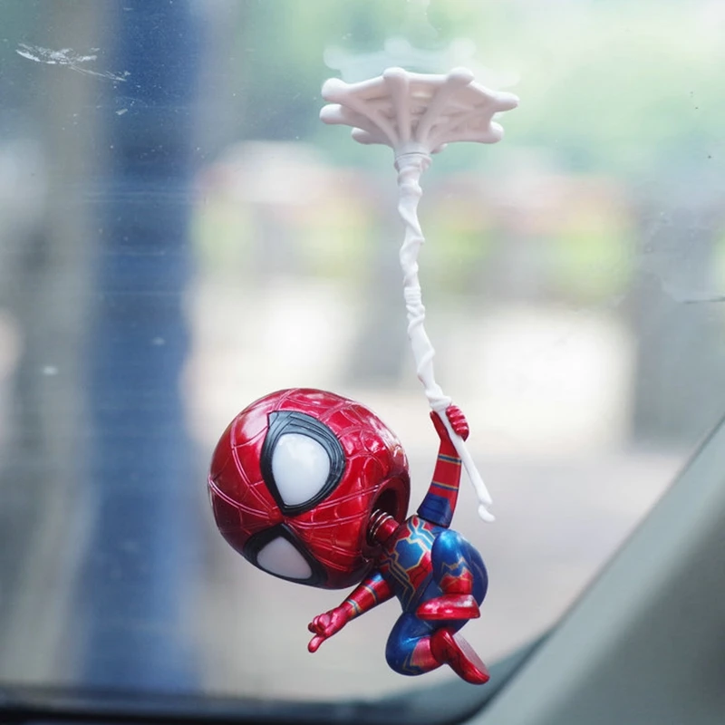Marvel Мстители супер герой Человек паук мини игрушки вокруг руки модель для бега