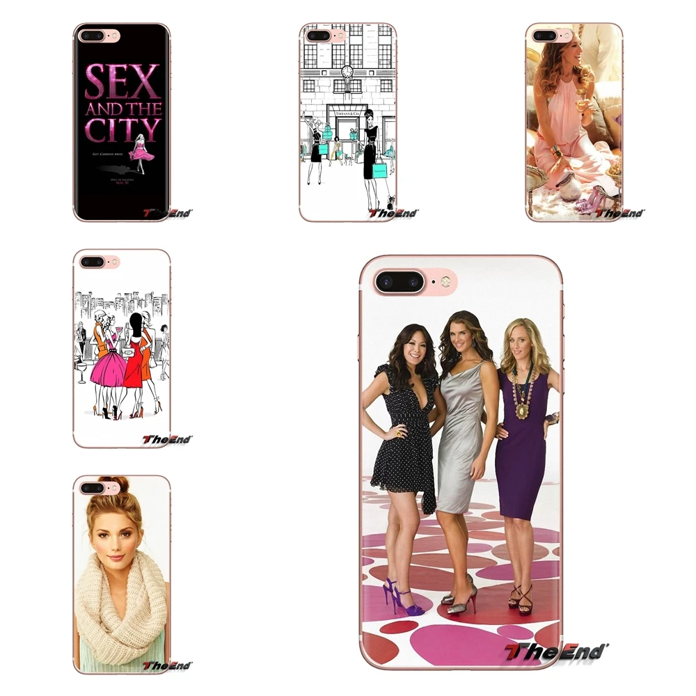 Для HTC One U11 U12 X9 M7 M8 A9 M9 M10 E9 Plus Desire 630 530 626 628 816 820 Sex and the City American TV Art мягкий чехол |