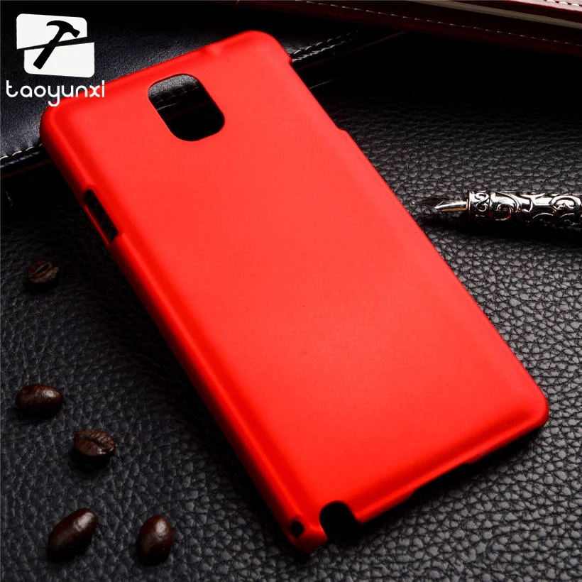 

TAOYUNXI Frosted Rubber phone case for Samsung Galaxy Note 3 N9000 N9005 N9002 Note3 Note III NoteIII Matte Skin Cover Bags
