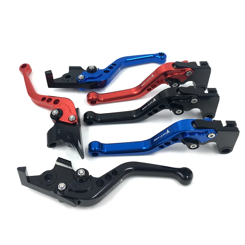 MT-09 MT09 MT 09 Motorcycle New CNC Short Brake Clutch Levers For Yamaha MT-09 MT09 MT 09 2014 2015 2016 Levers with logo (6)
