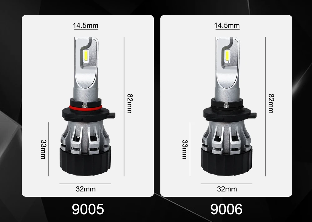 Roadsun автомобильный светильник лампочка H7 светодиодный чип CSP H1 H11 9005 9006 HB3 HB4 H4 светодиодный головной светильник авто лампы 12V 6000K 8000LM