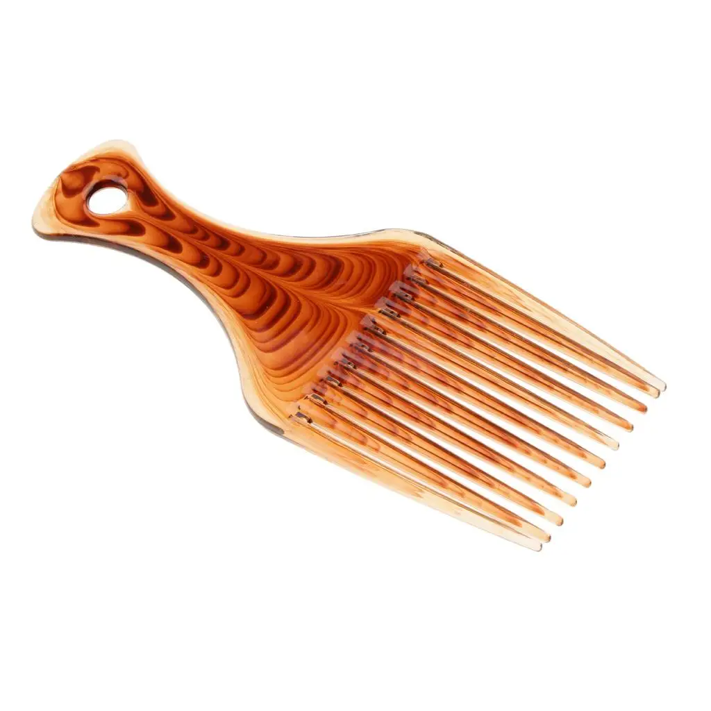 Plastic Afro Hair Pick Comb Detangle Wig Braid Styling Lift Hairbrush Professional Detangling Hair Tool