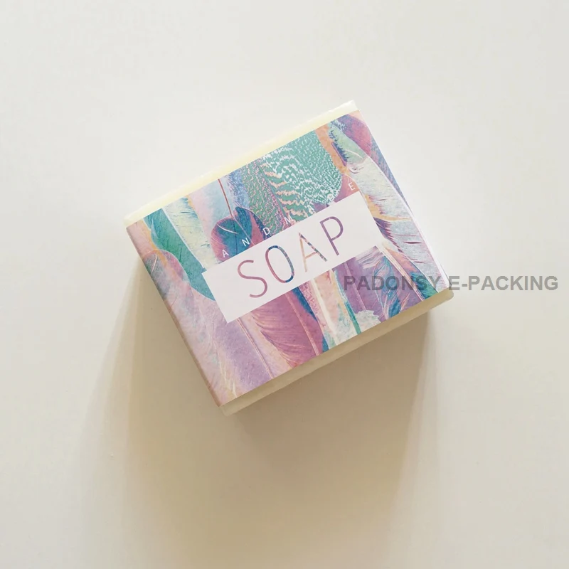 

Dream Feather Printed Handmade Soap Wrapping Paper Soap Packaging Pure Cold-process Soap Wrapping Soap Waist
