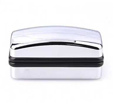 60 шт./лот Персонализированная Серебряная полированная хромированная атласная запонка, коробки с гравировкой, бесплатный свадебный подарок, мужские аксессуары, чехлы для хранения