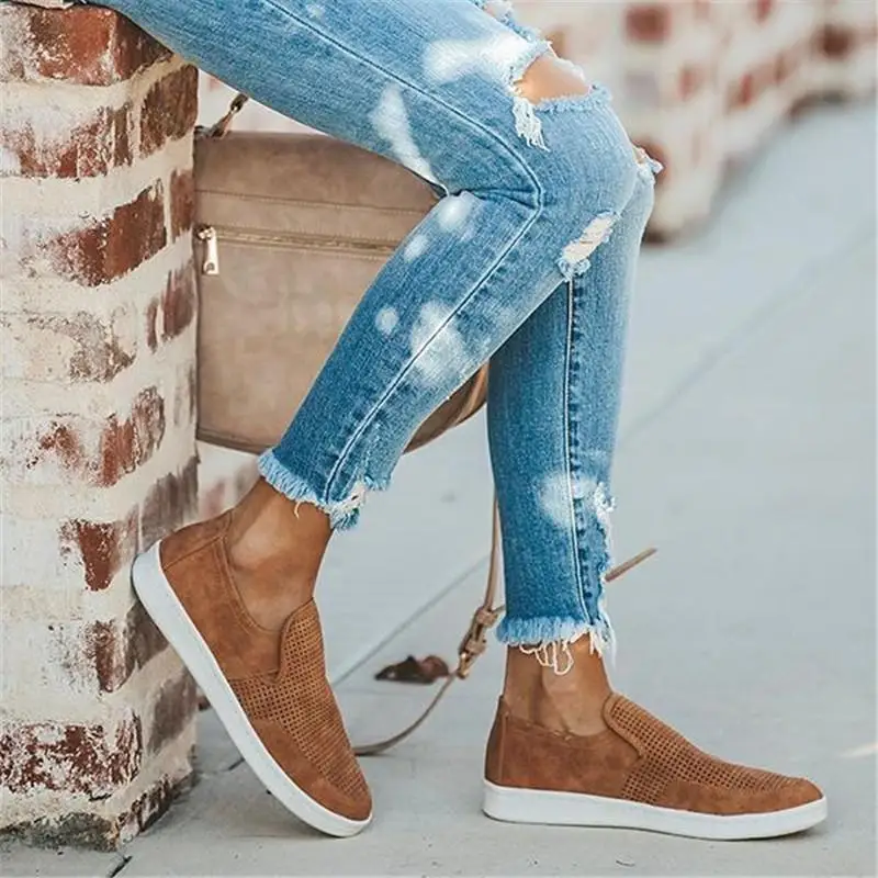 

Drop Shipping WEMYUJH Women Shallow Mouth flat shoes Espadrilles Slip on Round Toe Casual Flat Boat Casual Fisherman Shoes