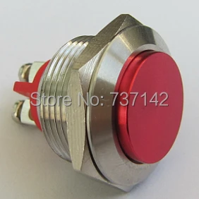 

ELEWIND 19mm screw terminal normal closed push button switch(PM191H-01/S With red button)