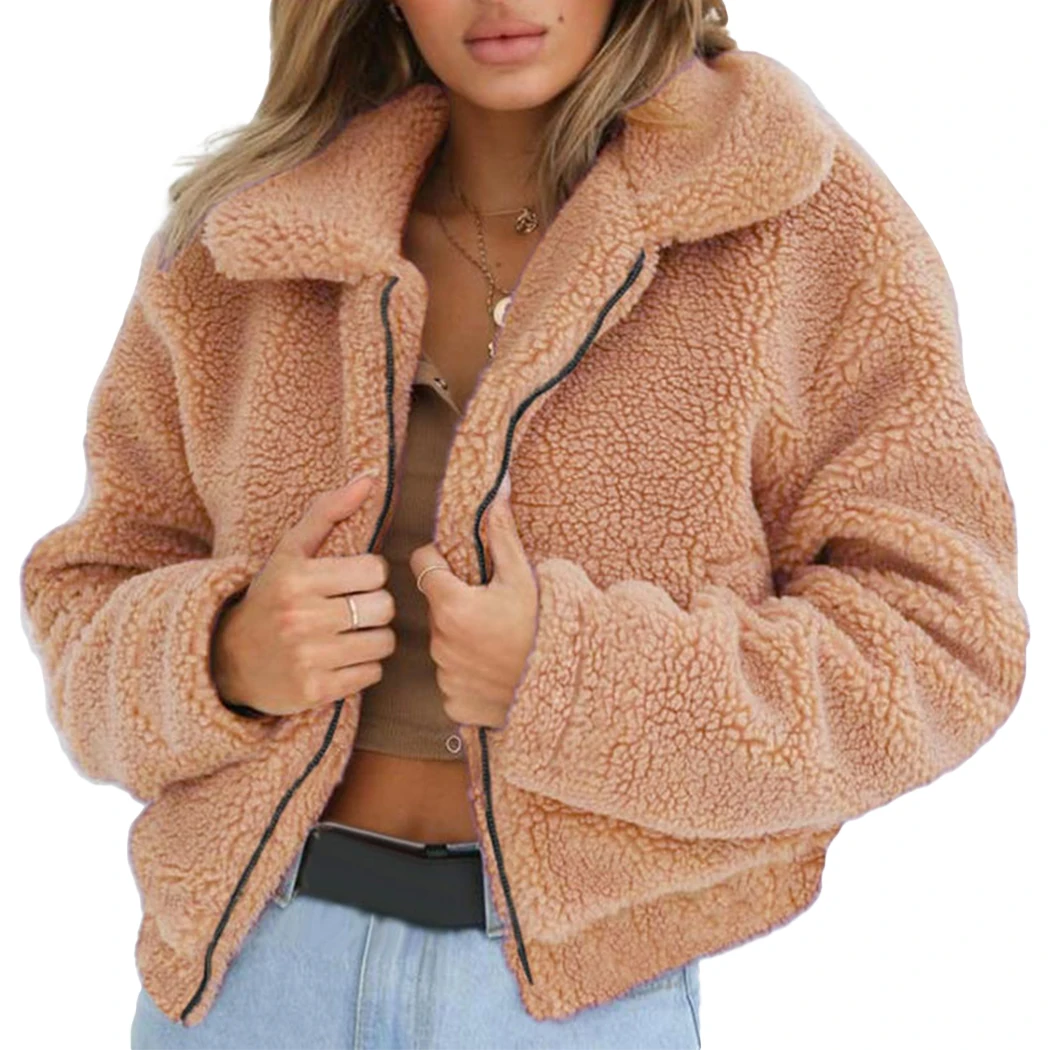 S 3xl 2018 Winter Fluffy Faux Fur Coat Women Plush Fleece Thick Warm