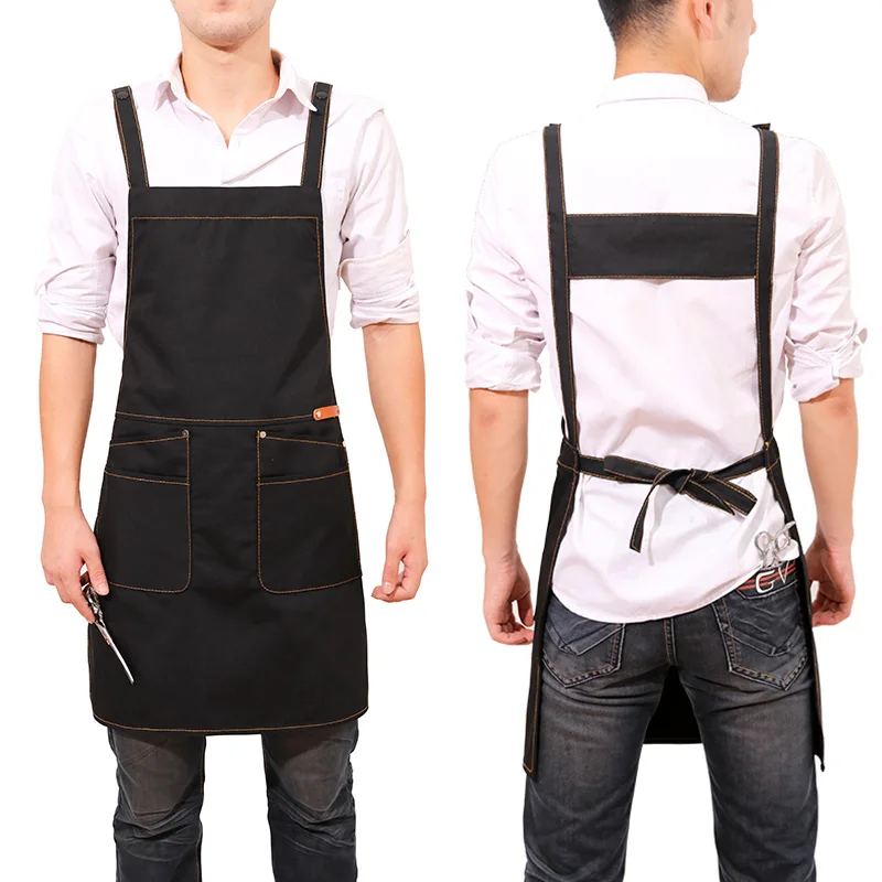 

New Arrival Kitchen Resturant Cooking Waist Bib Women Aprons Men Home Cleaning Aprons Sleeveless Waterproof Anti-oil Aprons BBQ