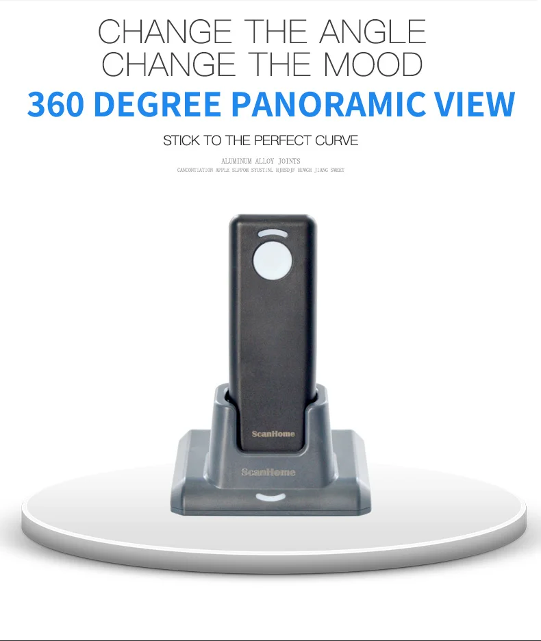 Scanhome sem Fio Base de Carregamento sem Fio Rs232 sem Fio Barcod Scanner 433 hz Sh-4000 1d 2d Usb 3 base de carregamento sem fio usb rs232 sem fio 433 hz sh-4000