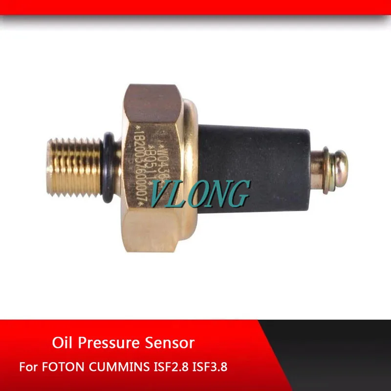 

10mm Diesel Engine Monitors Oil Pressure Sensor 1/8NPT Alarm Plug EQ140 for FOTON-CUMMINS ISF2.8 ISF3.8