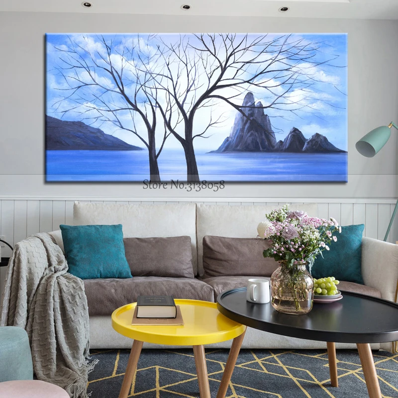 100-Hand-Painted-Abstract-Wall-Decoration-Oil-Painting-Wall-Art-Posters-Trees-Landscape-Pictures-for-Living (3)