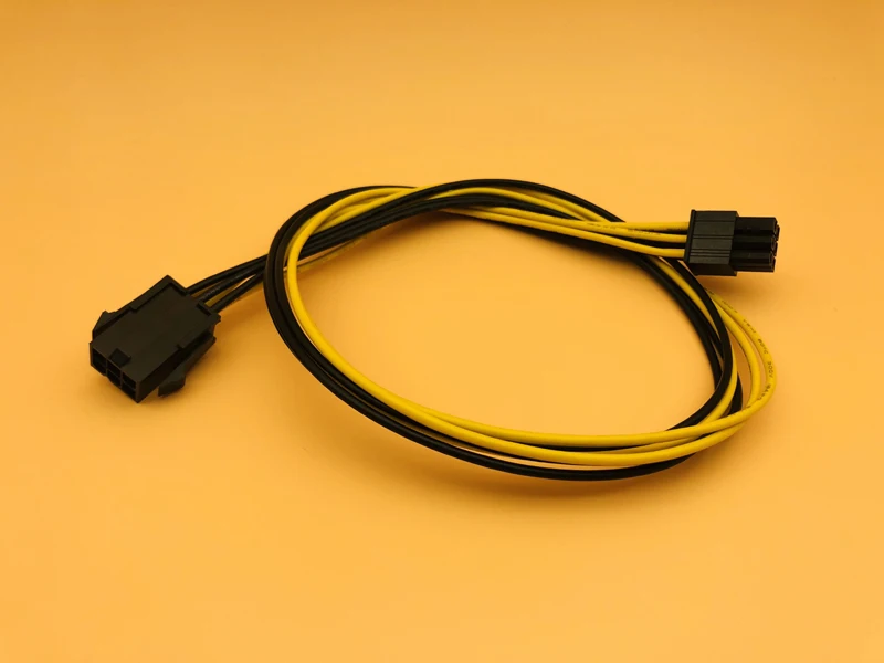 PCI-E PCIE PCI-Express 50cm 6P Male to 6Pin Male Graphics Video Card DIY Power Cable BTC Extended Miner Mining Wire 18AWG Cables