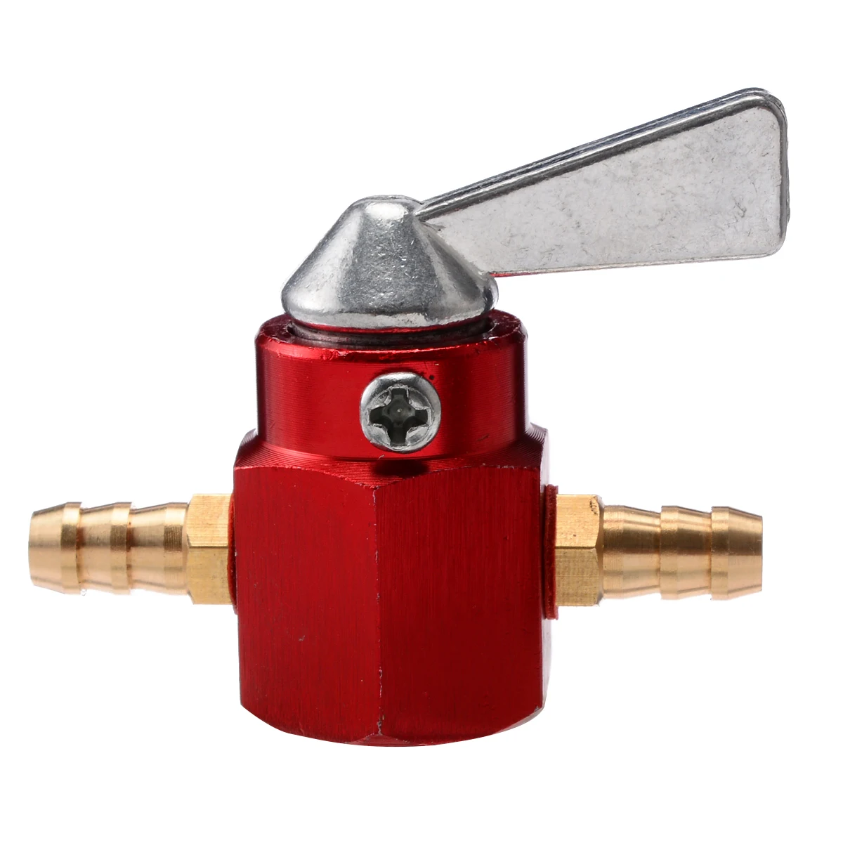 Mayitr 1pc Car Aluminium Universal Fuel Tap Scooter Moped Motorcycle For 6mm Gasoline Hose Switch