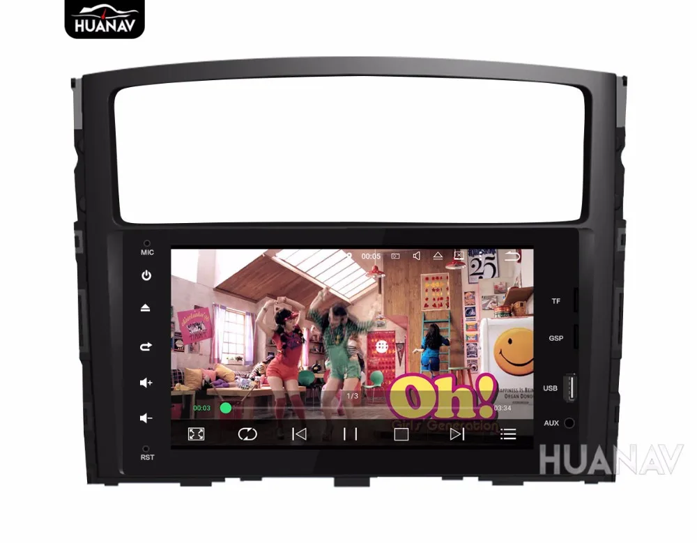 Discount Car DVD player GPS navigation for MITSUBISHI PAJERO V97 V93 Shogun Montero 2006+ 8" MIRROK Link Android6.0 2GB+32GB Auto stereo 5
