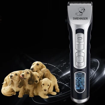 

Professional dog grooming machine LCD Screen Pet Cat Clippers Electrical Grooming Trimmer Rechargeable Haircut Machine Animal