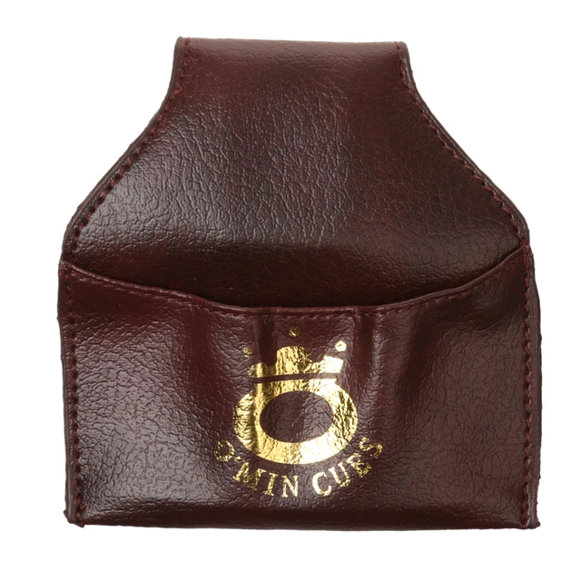 Buy Billiard Snooker Pool Cue PU Leather Chalk Holder