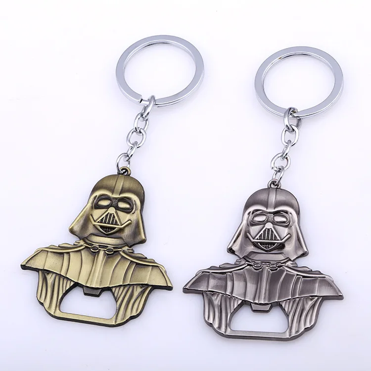 Trendy Wholesale Retail Star Wars Darth Vader Keychain Bottle Opener Metal Alloy Model Best 