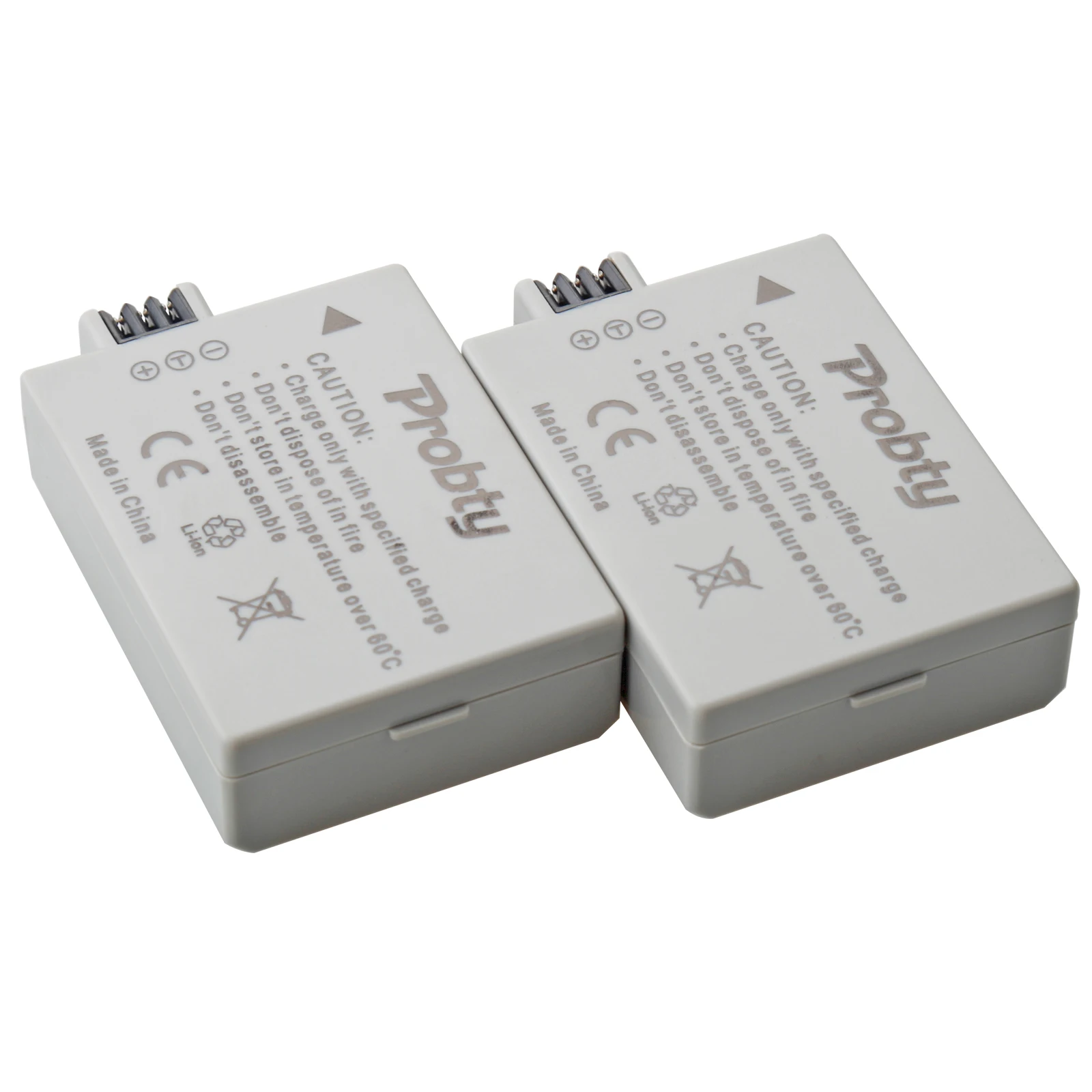 2 Pz 780Mah Lp-E5 Lpe5 Batteria Per Canon Eos Rebel Xs, Rebel T1I, Rebel Xsi, 1000D, 500D, 450D, Kiss X3, X2, F, Fotocamera