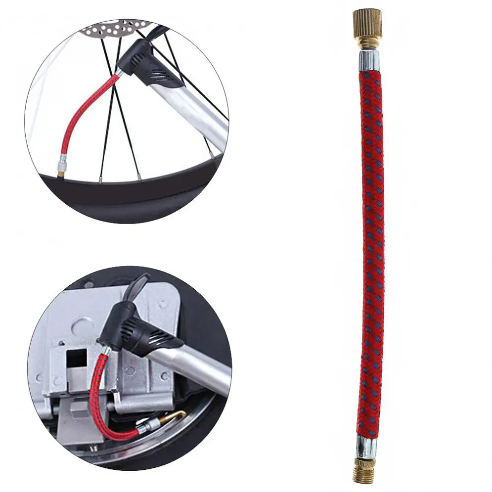 

17cm Portable MTB / Road Bicycle Pump Inflator Extension Tube for Schraeder Valve
