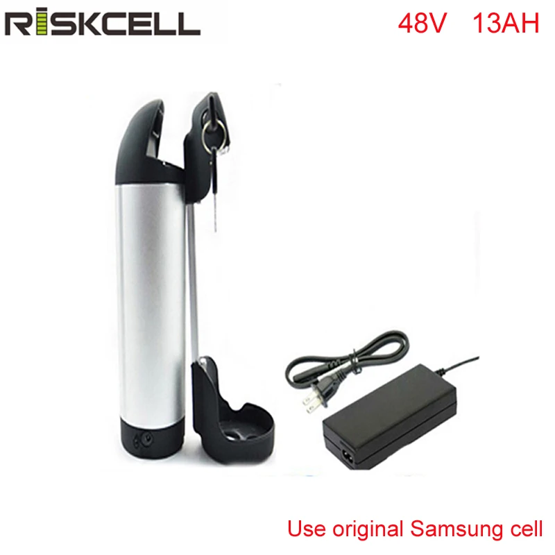 

48V 750W E-bike Water Bottle battery 48V 13Ah lithium ion battery fit 48v bafang 8fun 750w bbs02 motor For Samsung cell
