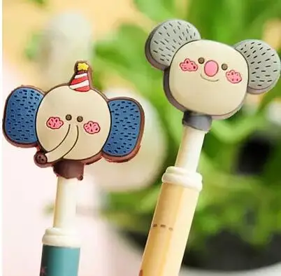 16pcs Gel pen Cartoon animal modeling Sweet and pure and fresh Press type free shipping