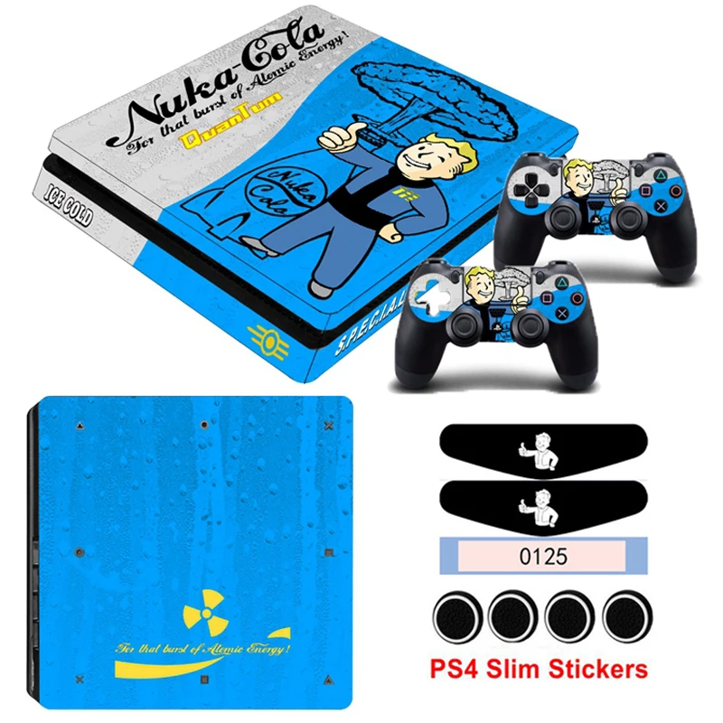 Игровой стиль наклейки для кожи PS4 Slim sticker s Skins для Playstation 4 Slim консоль и контроллер геймпад виниловая Защитная Наклейка