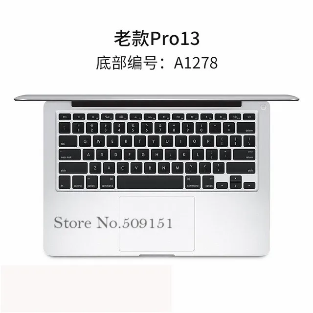 Американская пленка для клавиатуры из ТПУ кожи протектор для Apple macbook Air Pro с retina 11 12 13 15 17 Touch Bar 13,3 15,4 беспроводной волшебный ТПУ - Цвет: For Pro 13 A1278