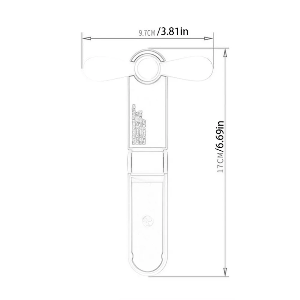 Usb карманный складной вентилятор электрический портативный Держать маленькие вентиляторы оригинальность маленькие электрические