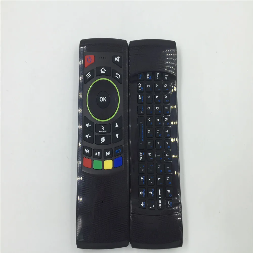 Гироскоп FM5 Mini Fly Air Mouse Keyboard 2 4 ГГц для android ТВ плеер коробка мини ПК пульт