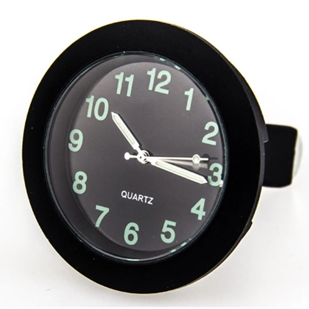 Men Women's Car Clock Fashion Luminous Quartz Analogue Watches For Car Accessories Mini Clip On Watch