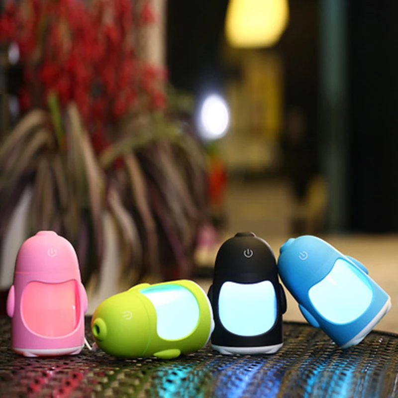 

150ML Mini Humidifier USB Cartoon Diffuser Colorful Night Lights Air Purifier Suitable For Bedroom & Office & Car Humidifier