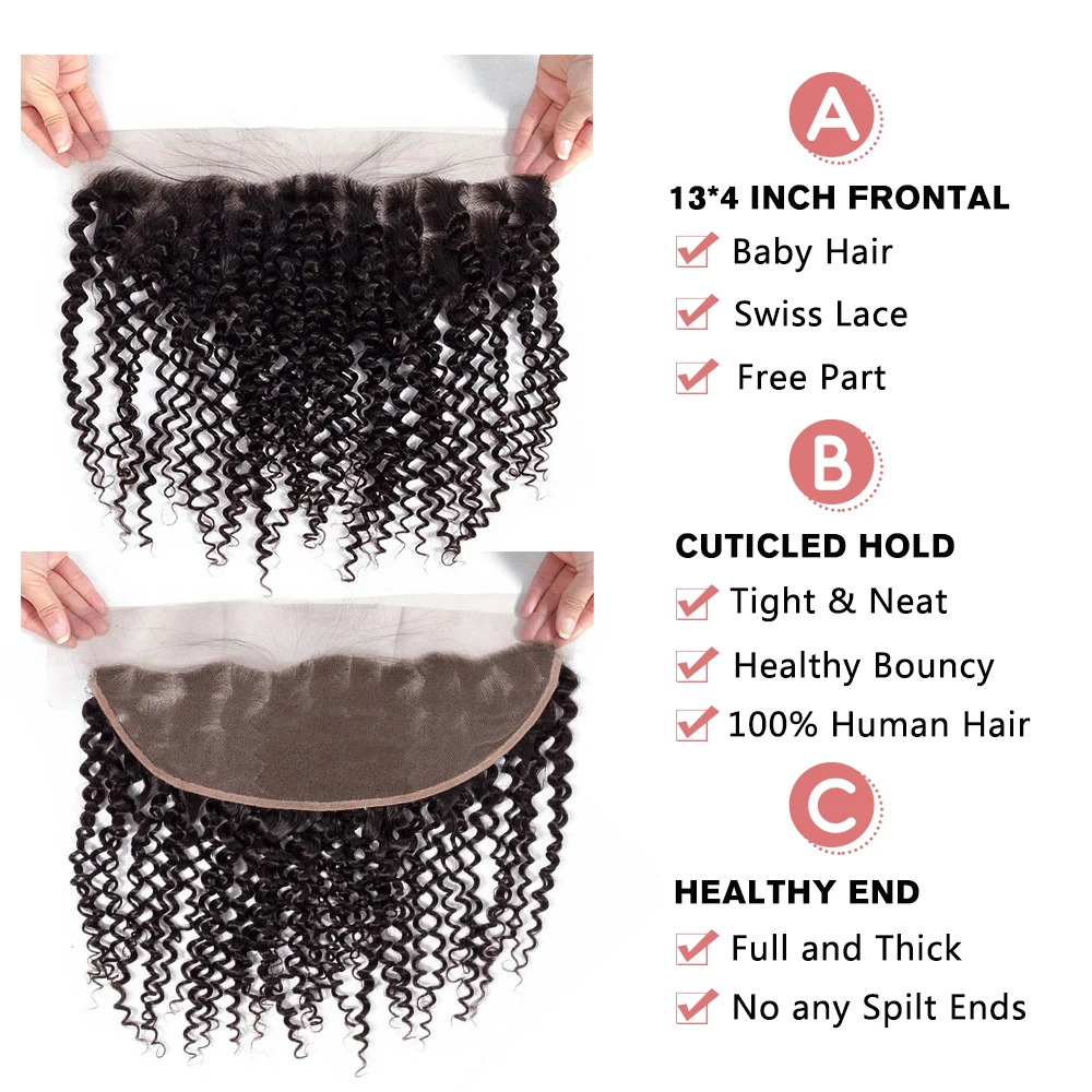 LS Hair Peruvian remy hair kinky curkly 3/4 bundles with lace frontal 13*4 pre-pluck hair bundles deal extensions 8-26inch LS Hair Peruvian remy hair kinky curkly 3/4 bundles with lace frontal 13*4 pre-pluck hair bundles deal extensions 8-26inch