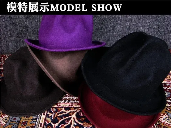 Шерсть, женская и мужская фетровая шляпа Vivianwestwood, горная шляпа Pharrell, стимпанк, шапка Millinery Magician Buffalo Top hat