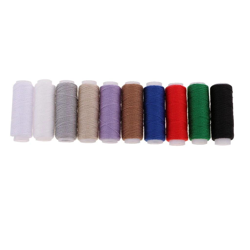 New 10 Spools Leather Jeans Sewing Thread Strong for Hand / Machine Home DIY Jeans Denim Leather Canvas Sewing Tools Supplies