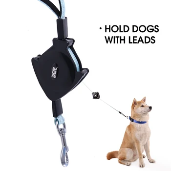 

PAWZRoad Pet Dog Leashes Auto Leash Retractable 1.4M Puppy Lead Fish Shape Design with Reflective Strip Long Traction Rope Chain