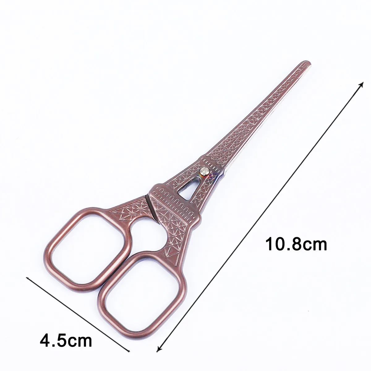 10.8cm Новинка, 1 шт., прочные винтажные классические ножницы для вышивания из нержавеющей стали, ножницы для дизайна ногтей, аист, журавль, ножницы для птиц, инструменты для укладки - Цвет: 10.8cm