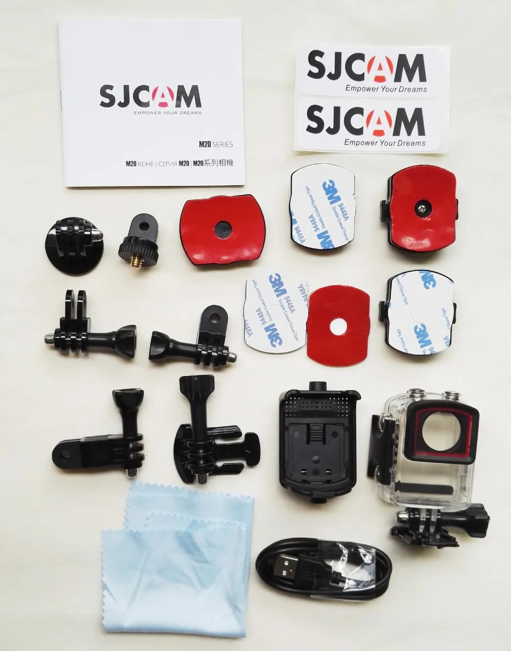 Original SJCAM M20 Wifi Gyro Sport Action Camera HD 2160P 16MP 4K Waterproof DV Bluetooth watch self timer lever remote control