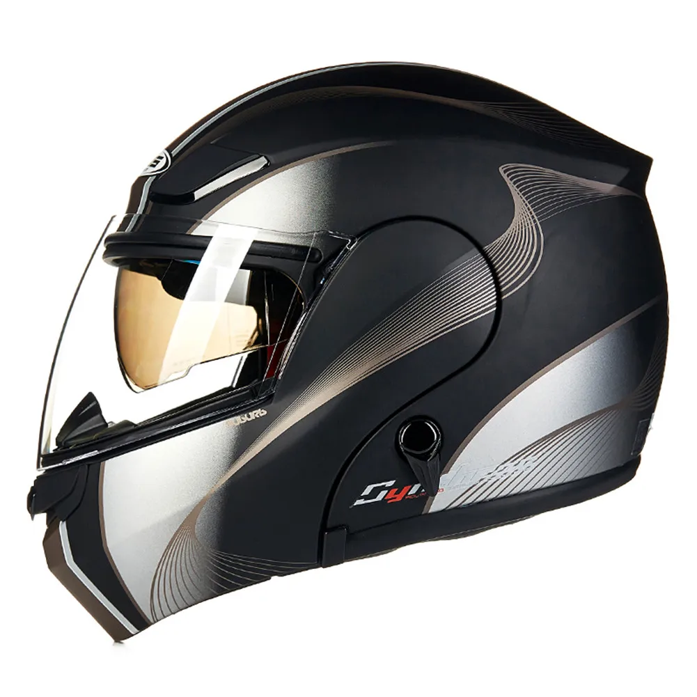 Модульный мотоциклетный шлем Filp Up с открытым лицом Capacete Da Motocicleta Cascos Para Moto Casque Kask Helm гоночные шлемы