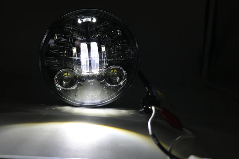 5 3/" 5,75 дюймов поворотник светодиодные фары корпус ковша кронштейн для мотоцикла Чоппер Suzuki Kawasaki Мотоциклы