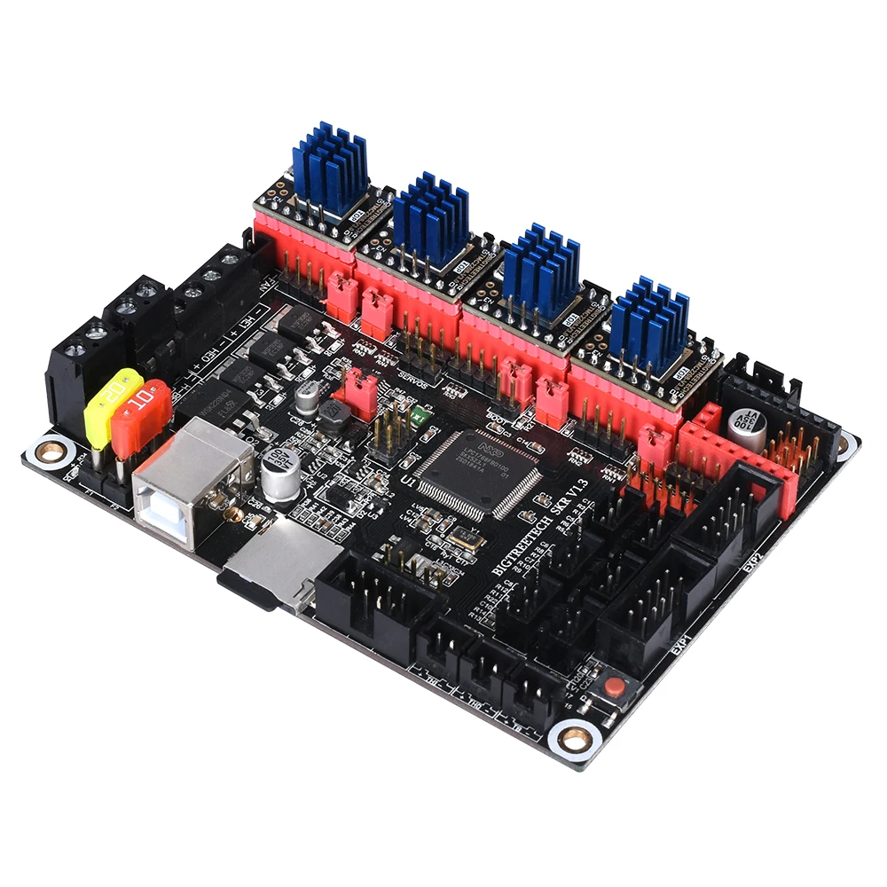 Шаговый двигатель BIQU BIGTREETECH TMC2208 V3.0 UART MKS бесшумный драйвер StepStick Vs TMC2100 для платы