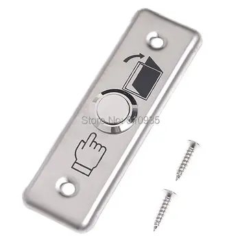 

Free shipping 20Pcs/Lot CJ-DB802 Stainless Steel Exit Button Push To Exit Switch Door Opener