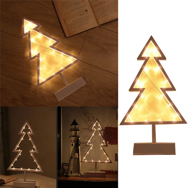Battery Drive LED Night Light Stars Christmas Tree Love Heart Table Lamp For Kid Girl Room Decoration Warm White Toilet Light (9)