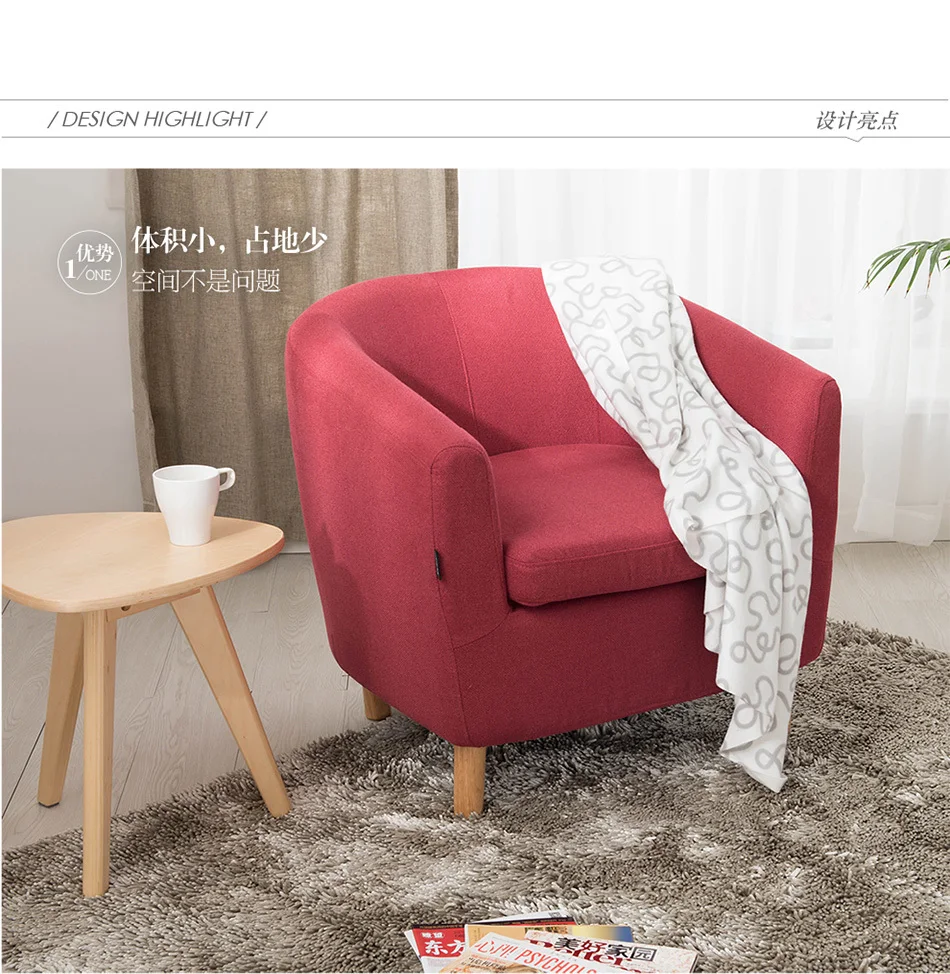 Wholesale! Wood living room sofa,Leisure cloth sofa Red Green Brown sofa set living room furniture modern chinese furniture