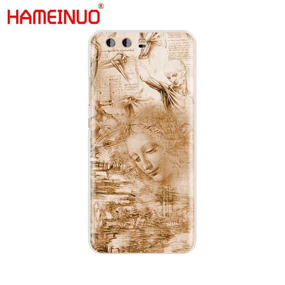 HAMEINUO Мона Лиза Леонардо да Винчи крышка чехол для телефона мобильного huawei Ascend P7 P8